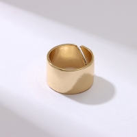 Кольцо &laquo;Разрез&raquo; тренд, цвет золото, безразмерное