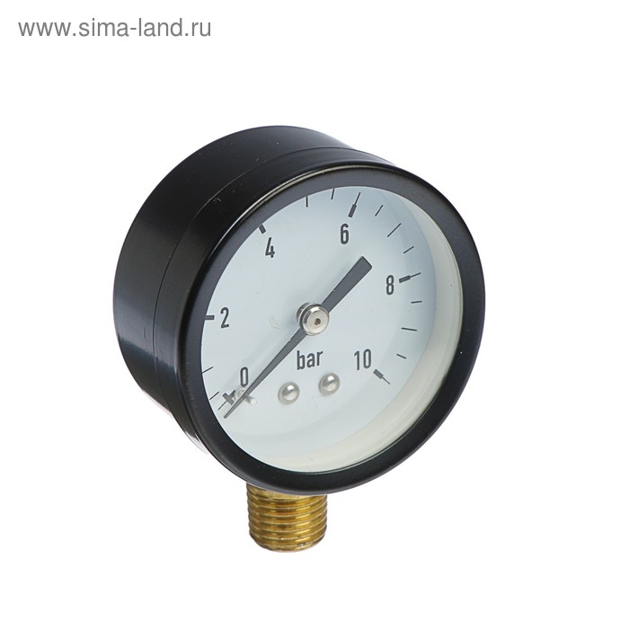 Манометр TAEN, радиальный, 10 атм, d=50 мм, наружная резьба 1/4 Манометр TAEN, радиальный, 10 атм, d=50 мм, наружная резьба 1/4"