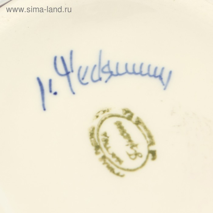 Сахарница &laquo;Анимон&raquo;, 7&times;7&times;14 см, гжель