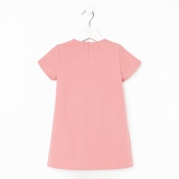 Платье детское с карманом KAFTAN, р. 32 (110-116), коралловый Платье детское с карманом KAFTAN, р. 32 (110-116), коралловый