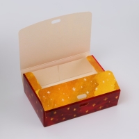 Новый год. Коробка подарочная новогодняя складная, упаковка, «Новогодние чудеса», 16 × 12 × 5 см. Новый год. Коробка подарочная новогодняя складная, упаковка, «Новогодние чудеса», 16 × 12 × 5 см.