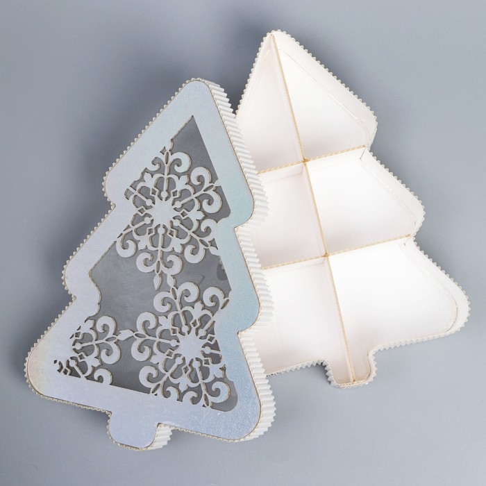 Коробка подарочная &laquo;Ёлка&raquo;, 23 х 13 х 5 см, Новый год