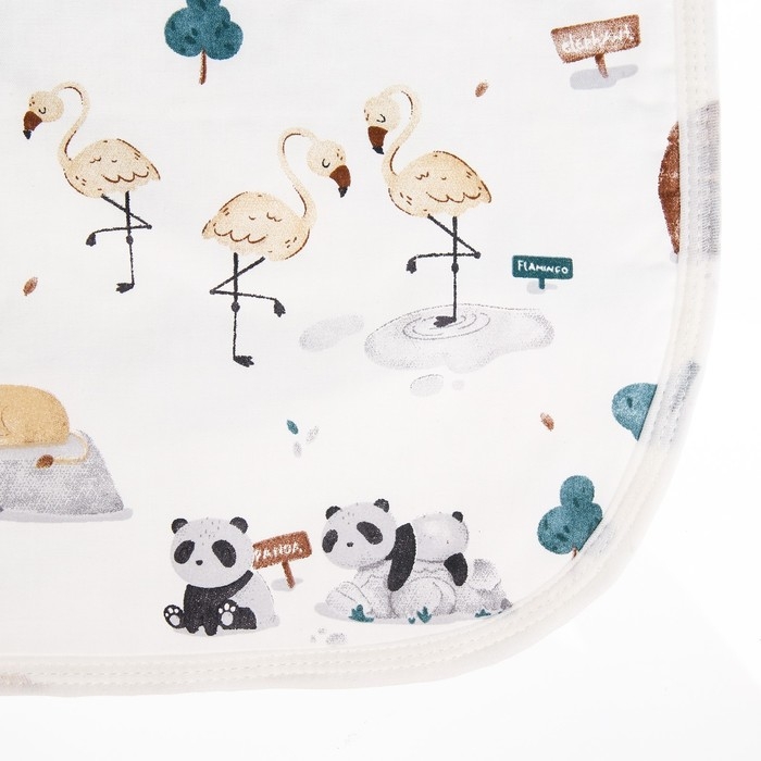 Пеленка на непромокаемой основе, 50*70 см &laquo;Зверята&raquo;