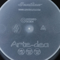 Кашпо для цветов со вставкой &laquo;Арте-Дея&raquo;, 1,25 л, цвет дымчатый