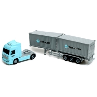 Грузовик инерционный &laquo;Контейнеровоз&raquo;, 1:50, свет, звук