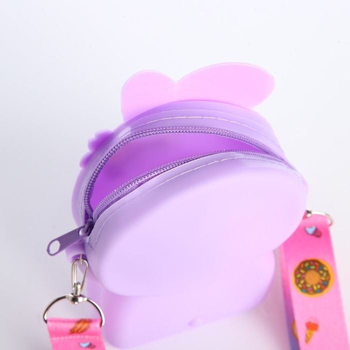 Сумка детская для девочки на молнии «Выбражулька», pop it, цвет сиреневый Сумка детская для девочки на молнии «Выбражулька», pop it, цвет сиреневый