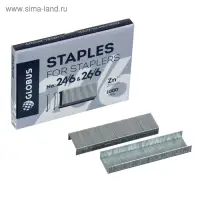 Скобы для степлера GLOBUS, 1000 шт., №24/6, высококачественная сталь