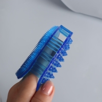 Массажёр антицеллюлитный &laquo;Чудо-варежка&raquo;, мини, с подвесом, 9,5 &times; 7 см, цвет МИКС