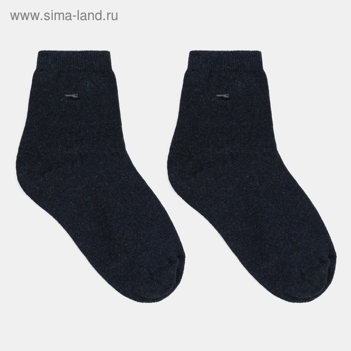 Носки детские махровые, цвет джинс, размер 22