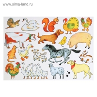 Трафарет для рисования, Koh-I-Noor "Ферма" 9820/02 Трафарет для рисования, Koh-I-Noor "Ферма" 9820/02