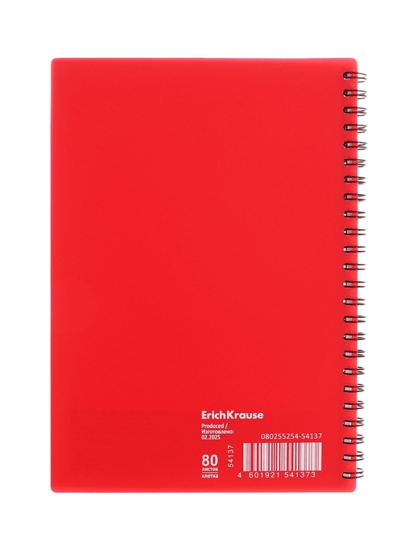 Тетрадь А5 80л кл на гребне ErichKrause Reef, пласт обл, блок оф, корал