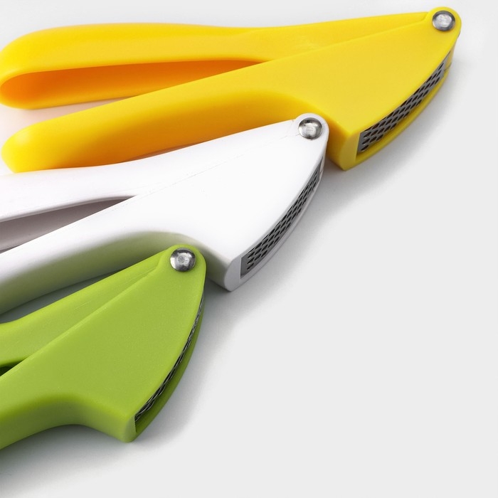 Пресс для чеснока Доляна &laquo;Уточка&raquo;, 16 см, цвет МИКС