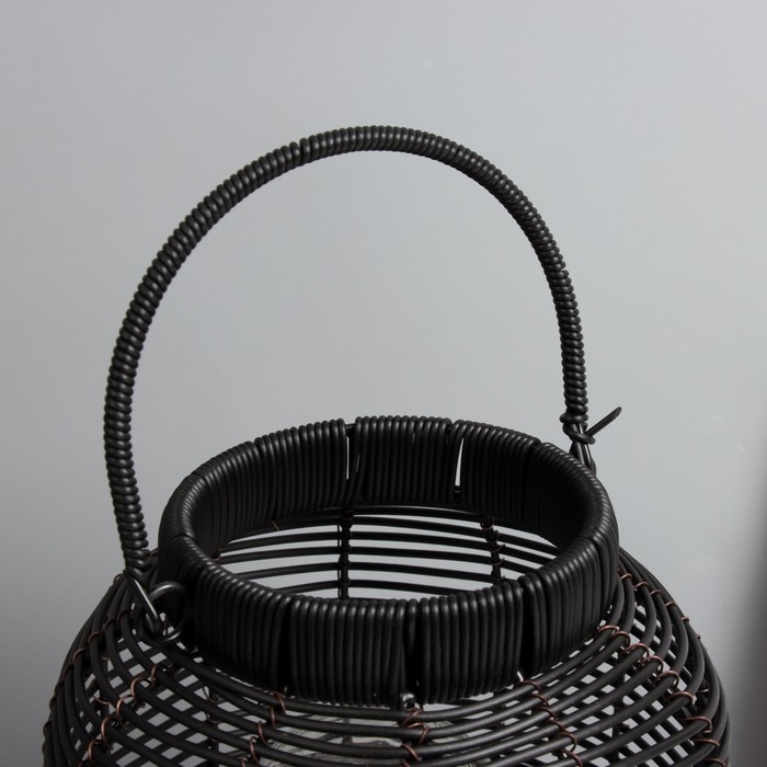 Настольная лампа "Бурмис" Е27 15Вт черный 22х22х30 см RISALUX