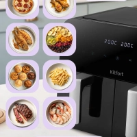 Аэрогриль электрический с 2 поддонами 9 литров 2400Вт