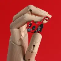 Значок деревянный &laquo;Mr. Pool&raquo;, 3,4 х 3,7 см