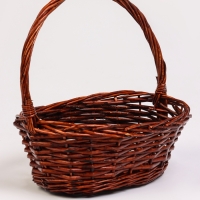 Набор корзин плетеных 50х42х15, 43х36х14, 37х30х12, 32х24х10, 26х20х9 см