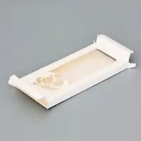 Подарочная коробка под плитку шоколада, с вырубным окном, &laquo;Цветочки&raquo;, 17.1&times;8&times;1.4 см