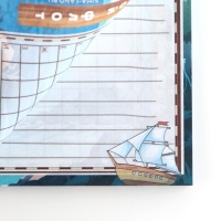 Подарочный набор Блокнот с игрой + 2 карандаша &laquo;Морской бой&raquo;