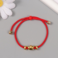 Браслет фен-шуй "Золотой слиток Ямб" регулируемая длина набор 5 шт