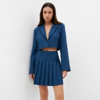 Пиджак укороченный MIST Base, р. 48, синий