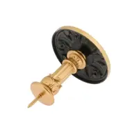 Крючок для штор CAPPIO KS031, d=95 мм, цвет золото, 2 шт