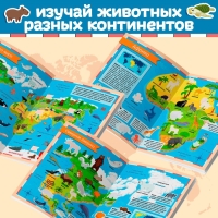 Книга с наклейками «Атлас животных», формат А4, 16 стр. Книга с наклейками «Атлас животных», формат А4, 16 стр.