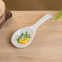 Подставка под ложку "Лимоны" дерево манго 25,5х9х3,8 см