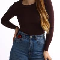 Портупея с кулоном &laquo;Сердечко&raquo;, трансформер, бордовая, 150 см