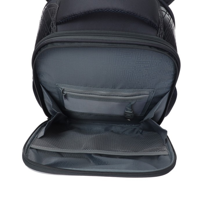 Рюкзак каркасный Hatber Ergonomic Classic My way, 37 х 29 х 17 см, синий