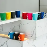 Кружка Good Morning с покрытием софт-тач, ver.2, голубая