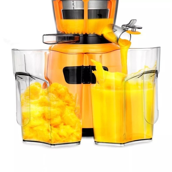 Соковыжималка Kitfort КТ-1160, шнековая, 150 Вт, 1/1 л, 50 об/мин, оранжево-чёрная Соковыжималка Kitfort КТ-1160, шнековая, 150 Вт, 1/1 л, 50 об/мин, оранжево-чёрная