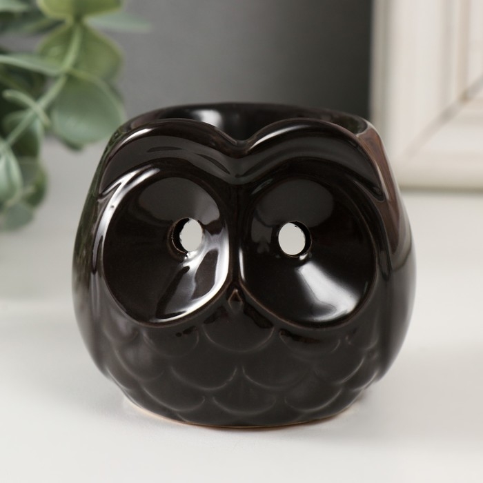 Аромалампа керамика "Совёнок" под шамот МИКС 6,7х7,5х7,5 см