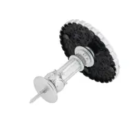 Крючок для штор CAPPIO KS030, d=95 мм, цвет серебро, 2 шт