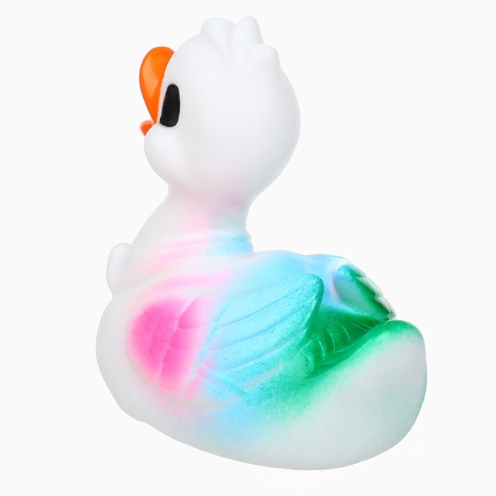 Резиновая игрушка для ванны Крошка Я &laquo;Лебедь&raquo;, 8 см, с пищалкой