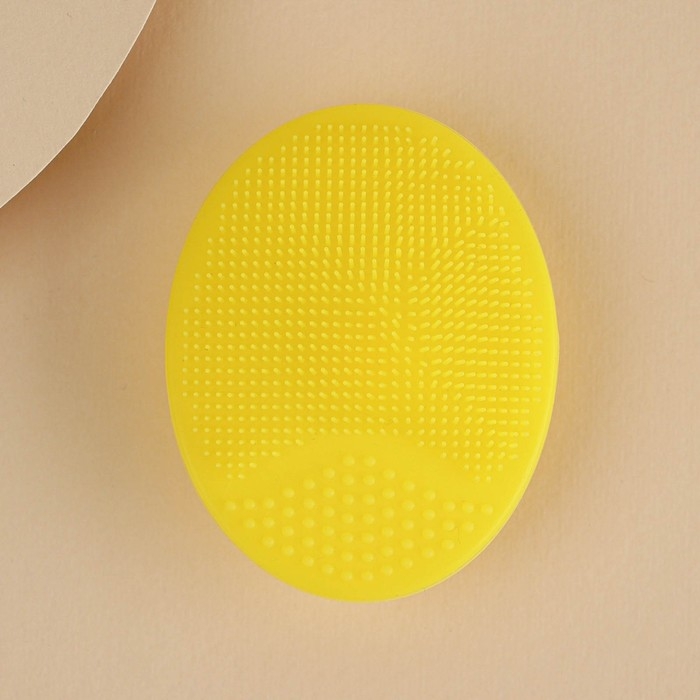 Массажер для лица, спонж для умывания &laquo;Расцветай&raquo;, 6.5 х 5 см