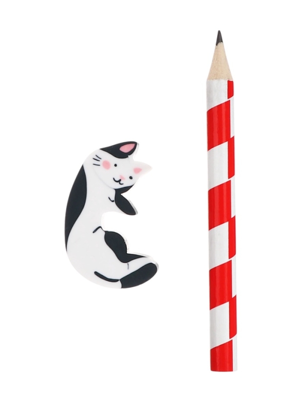Канцелярский набор deVENTE. Funny Cat, 3 предмета, ластик, точилка, ч/г карандаш HB