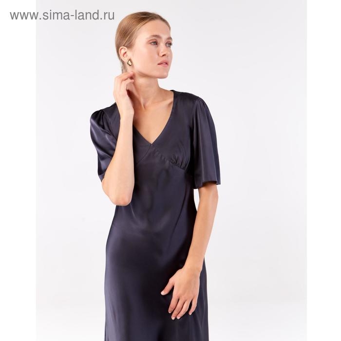 Платье женское MINAKU: Silk Pleasure цвет графит, р-р 46 Платье женское MINAKU: Silk Pleasure цвет графит, р-р 46