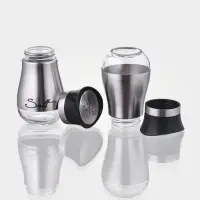 Набор для специй "Сияние.Silver", 2 шт, на подставке