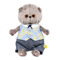 Мягкая игрушка &laquo;Кот Басик BABY в жилете и брюках&raquo;, 20 см