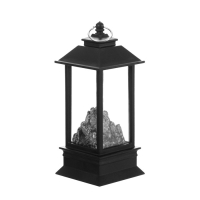 Ночник "Фонарь с углями" LED от батареек 3хLR44 черный 5,5х5,5х13 см Ночник "Фонарь с углями" LED от батареек 3хLR44 черный 5,5х5,5х13 см