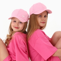 Кепка детская для девочки, цвет розовый рр 54см Кепка детская для девочки, цвет розовый рр 54см