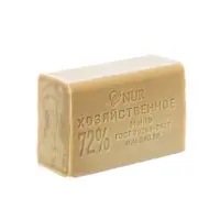 Мыло пятновыводитель хозяйственное 72 % NATURIANA в цветной обертке, 180 г