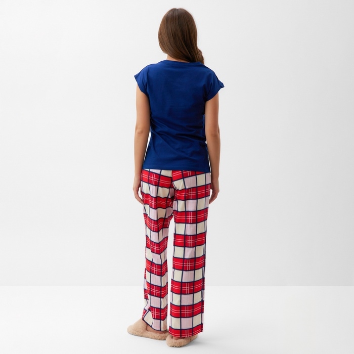 Пижама новогодняя женская KAFTAN "Santa team" размер 40-42 49