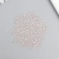 Бисер стекло 8/0 "Полупрозрачный. Розовый зефир" 10 гр