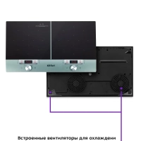 Инфракрасная настольная плита 2 конфорки КТ-155