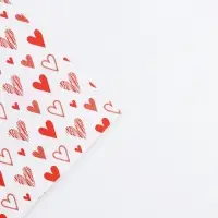 Бумага упаковочная глянцевая двухсторонняя &laquo;Там, где живёт любовь&raquo;, 70 х 100 см