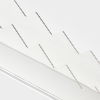 Горка для теней 4*24*7 см, 6 мест,  оргстекло 2 мм, цвет прозрачный В ЗАЩИТНОЙ ПЛЁНКЕ