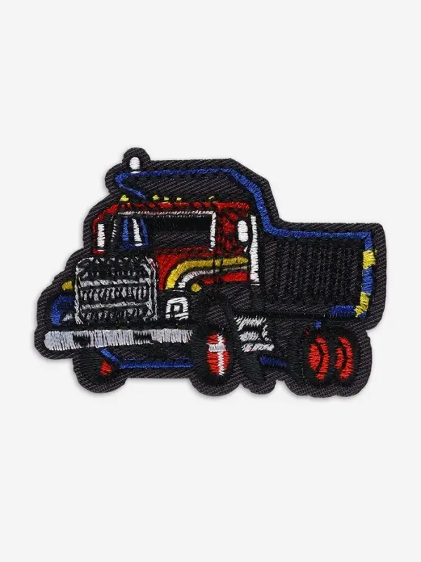 Термоаппликация &laquo;Грузовик&raquo;, 4.9&times;7 см, серая