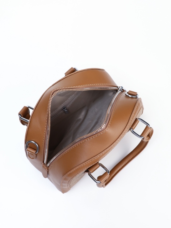 Сумка женская, 22*7*14, отд на молнии, длин ремень, коричневый Сумка женская, 22*7*14, отд на молнии, длин ремень, коричневый