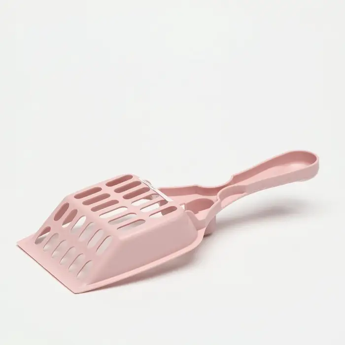 Совок для кошачьего туалета 22,5 x 9,5 x 4 см, розовый